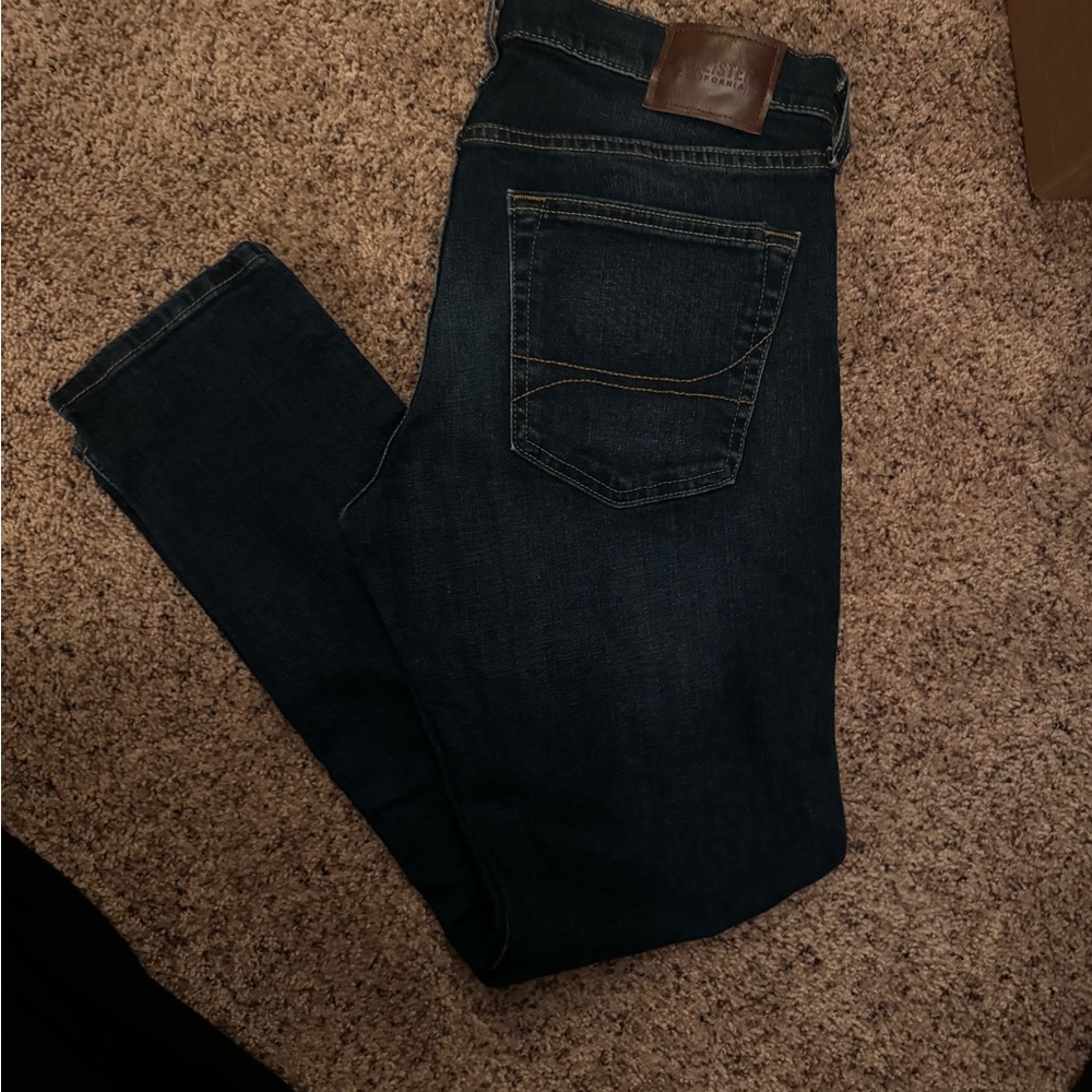 Dark Blue Denim Jeans